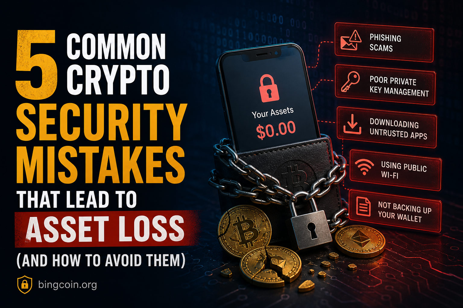 5 Common Crypto Security Mistakes That Lead to Asset Loss (And How to Avoid Them)