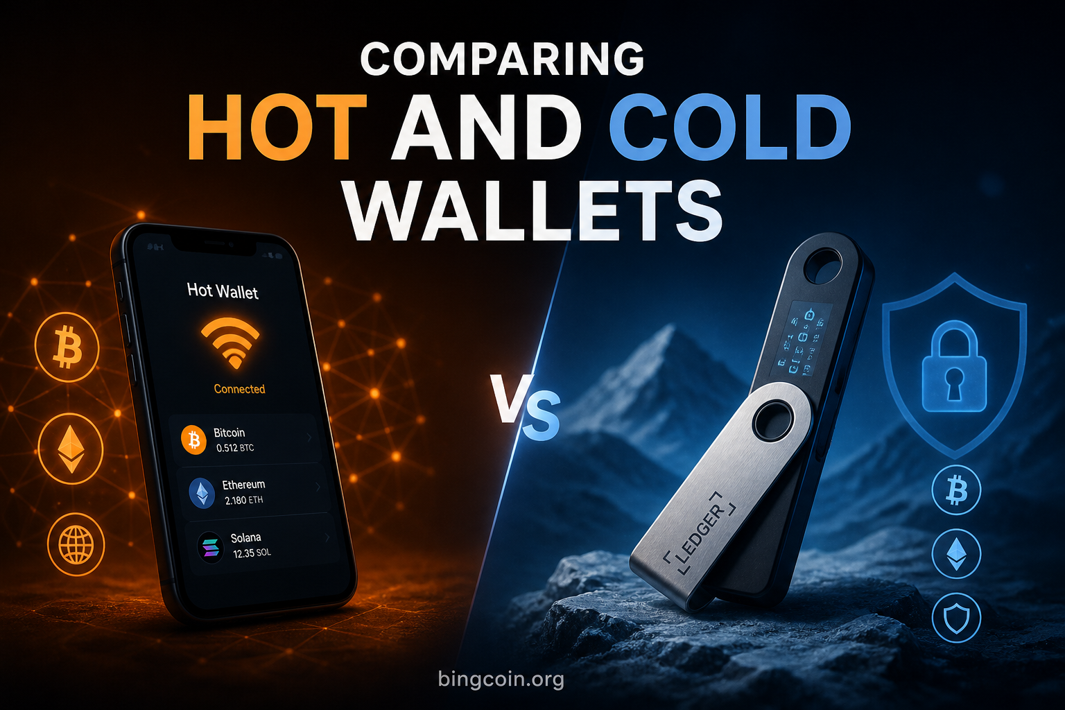 Comparing Hot and Cold Wallets
