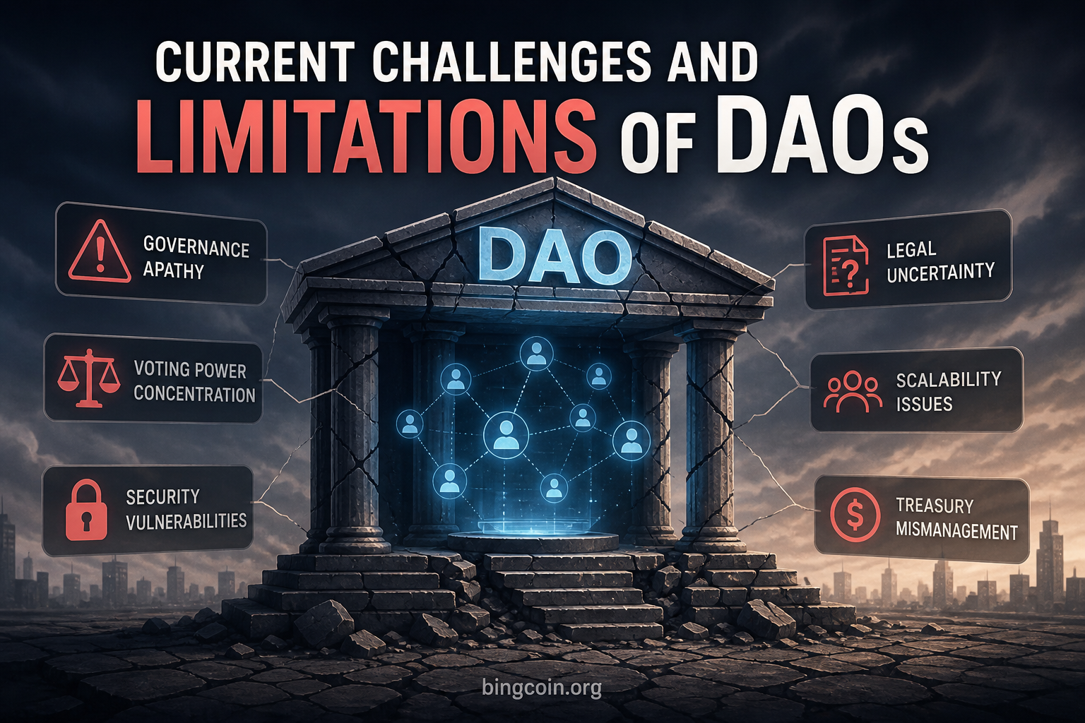Current Challenges and Limitations of DAOs