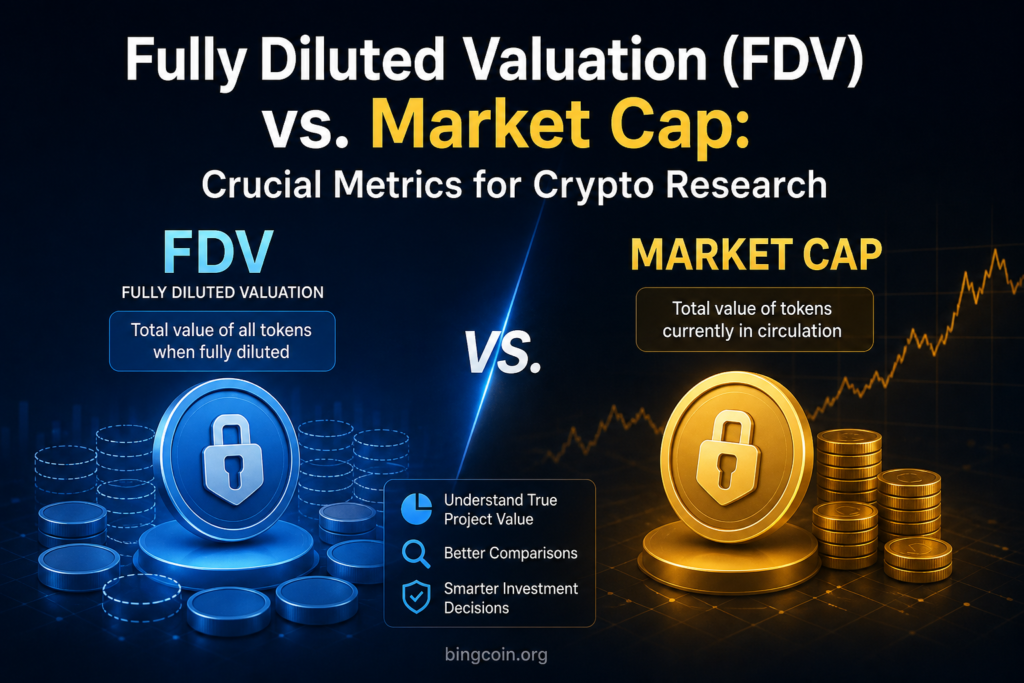 Fully Diluted Valuation (FDV) vs. Market Cap: Crucial Metrics for Crypto Research