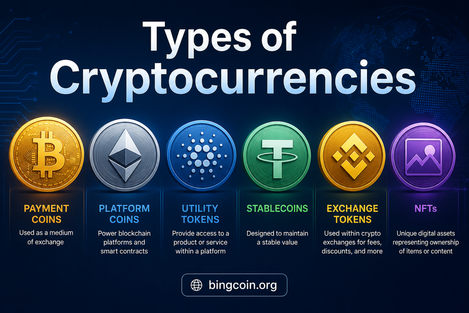 Types of Cryptocurrencies