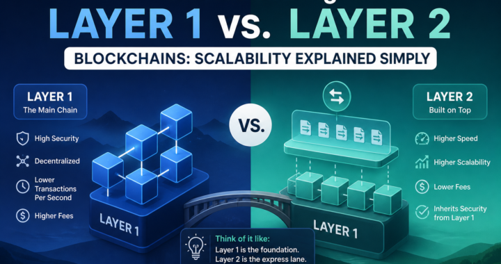 Understanding Layer 1 vs. Layer 2 Blockchains: Scalability Explained Simply