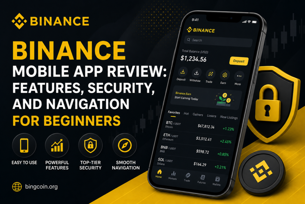 Binance Mobile App Review: Features, Security, and Navigation for Beginners