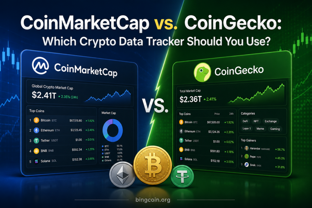 CoinMarketCap vs. CoinGecko: Which Crypto Data Tracker Should You Use?