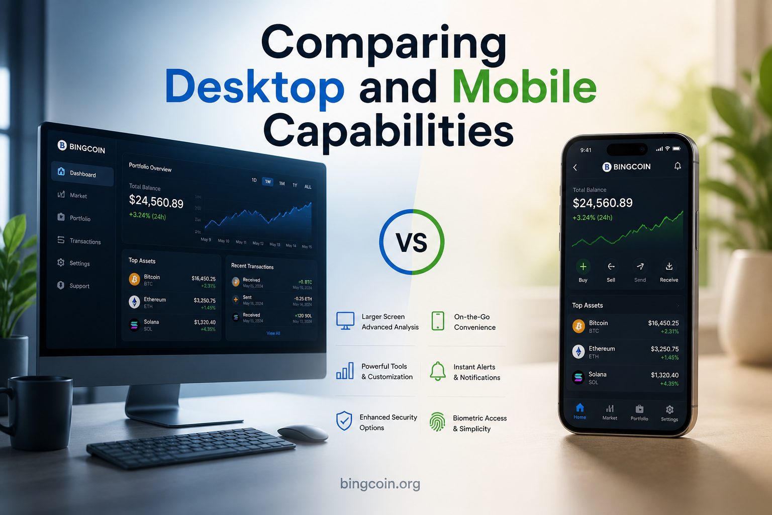 Comparing Desktop and Mobile Capabilities
