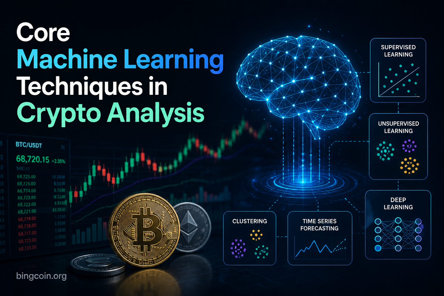 Core Machine Learning Techniques in Crypto Analysis
