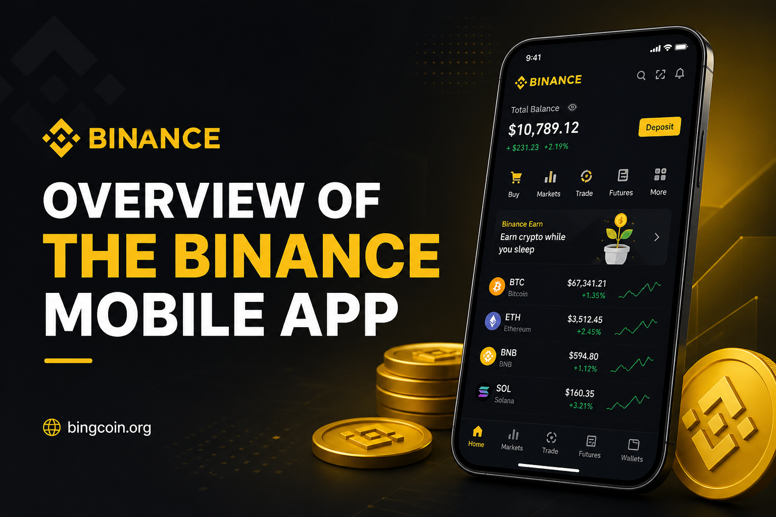 Overview of the Binance Mobile App