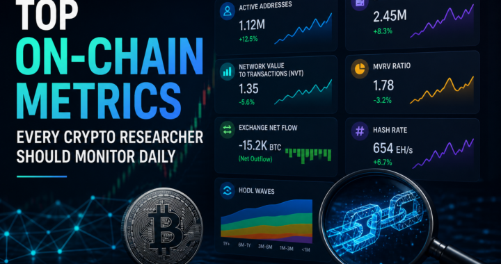 Top On-Chain Metrics Every Crypto Researcher Should Monitor Daily