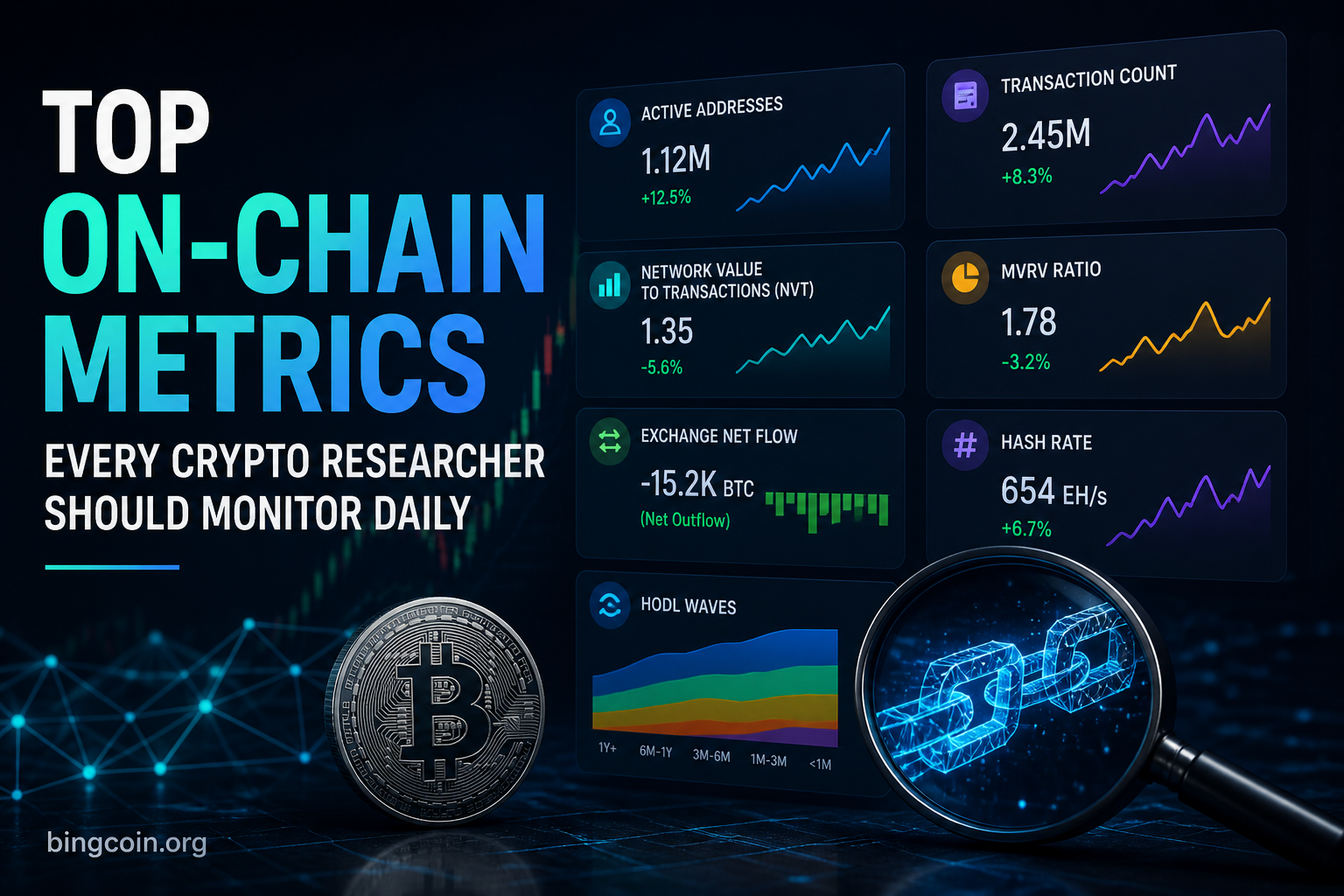 Top On-Chain Metrics Every Crypto Researcher Should Monitor Daily