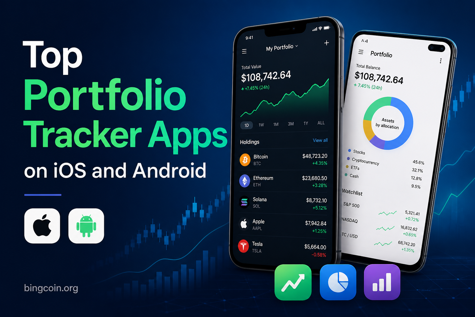 Top Portfolio Tracker Apps on iOS and Android